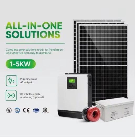 Off Grid Solar Kit - ชุดระบบพลังงานแสงอาทิตย์สำหรับบ้านครบชุด กังหันลม 10 กิโลวัตต์ 15 กิโลวัตต์