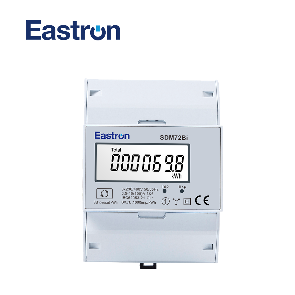 Renewable Energy Directive - SDM72BI สามเฟส Bi-Directional Energy Meter สำหรับพลังงานทดแทน,Solar