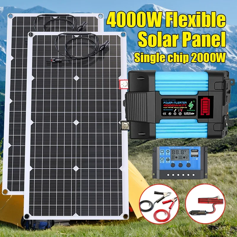 ชุดแผงโซลาร์เซลล์ 4000W 12V ถึ - Off Grid Solar Kit บทวิจารณ์และราคา