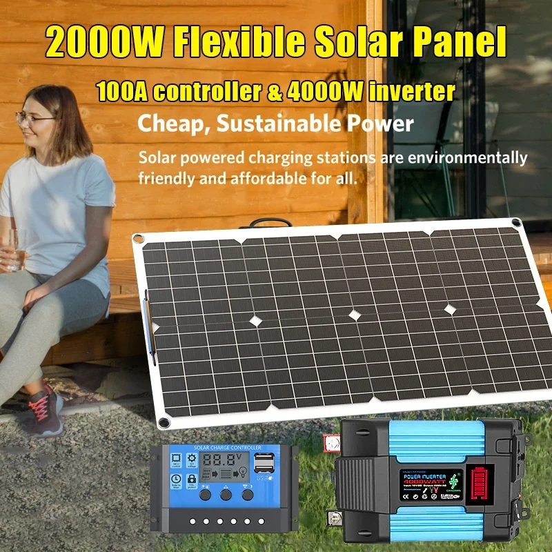 ชุดแผงโซลาร์เซลล์ 4000W 12V ถึ - Off Grid Solar Kit บทวิจารณ์และราคา